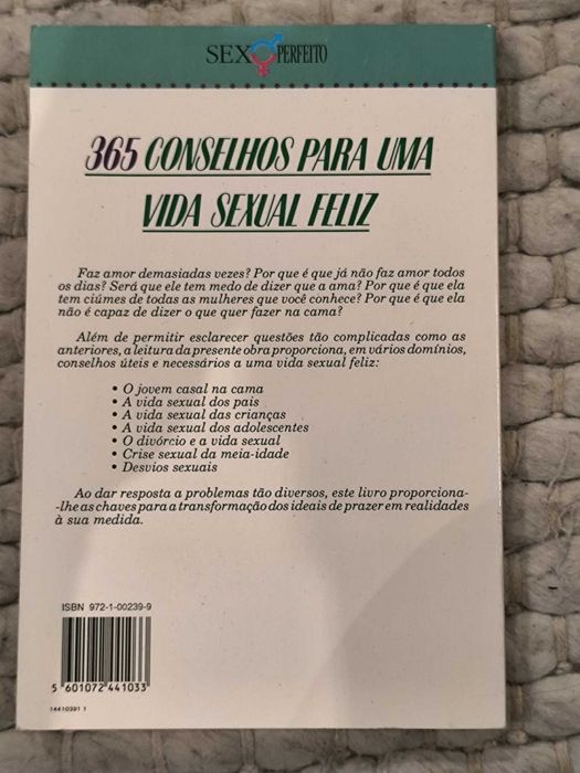 "365 Conselhos para uma Vida Sexual Feliz" Philip Hooper e Anne Hooper