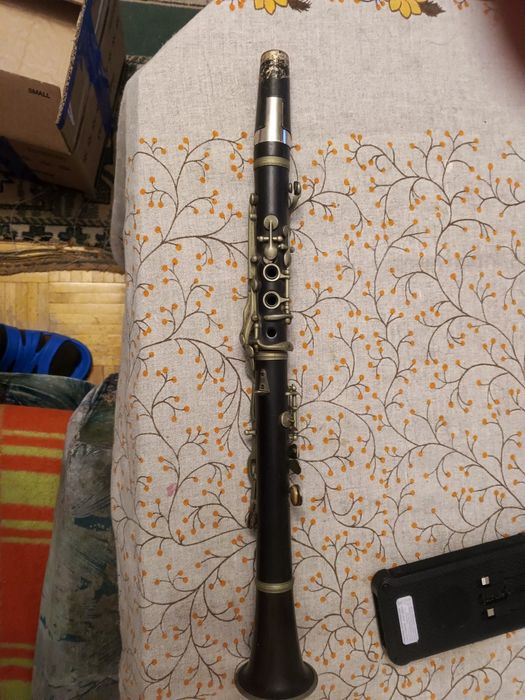 Klarnet PRL ok. 49 cm – vintage, stan dobry, brak ustnika