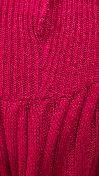 Sweter z golfem kimono