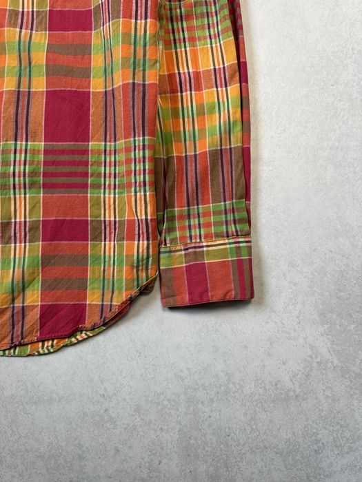 Винтажная рубашка Polo Ralph Lauren мужская в клетку (оригинал)