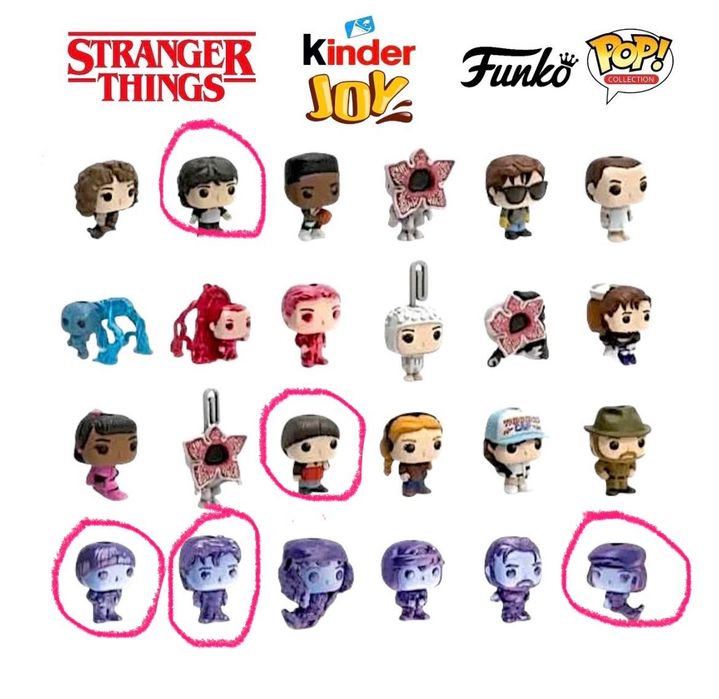 Funko Pop Kinder Joy Stranger Things