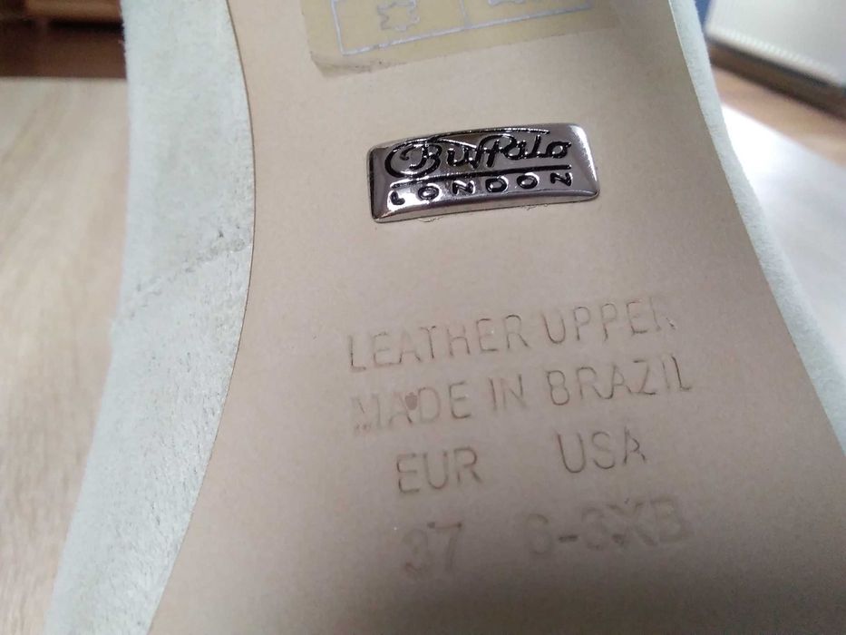 szpilki buffalo bezowe