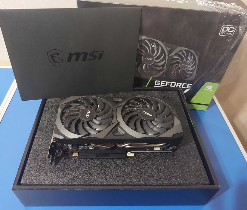 Відеокарта MSI GeForce RTX 3070 VENTUS 2X OC (не LHR, Samsung)