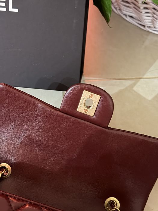 Бордова сумка Chanel, сумка шанель