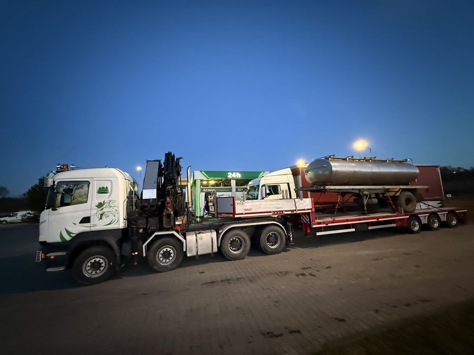 transport HDS 759 Kraków platforma niskopodwoziowa 25t, HDS 25m | Transport do 25t | Relokacje maszyn | Dachy | Niepołomice