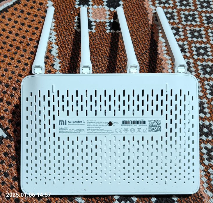 Wi-Fi Роутер Xiaomi Mi WiFi Router 3 White
