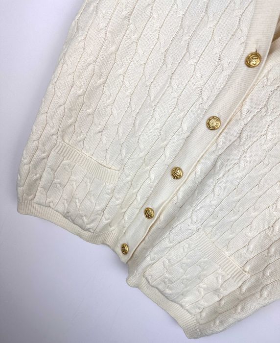 Kamizelka wełniana kremowa sweter bezrękawnik Italy r. L