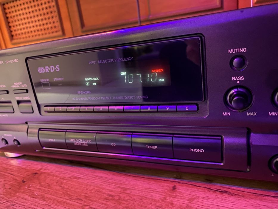 Amplituner stereo Technics SA-GX180  pilot Orginał cena tylko weekend