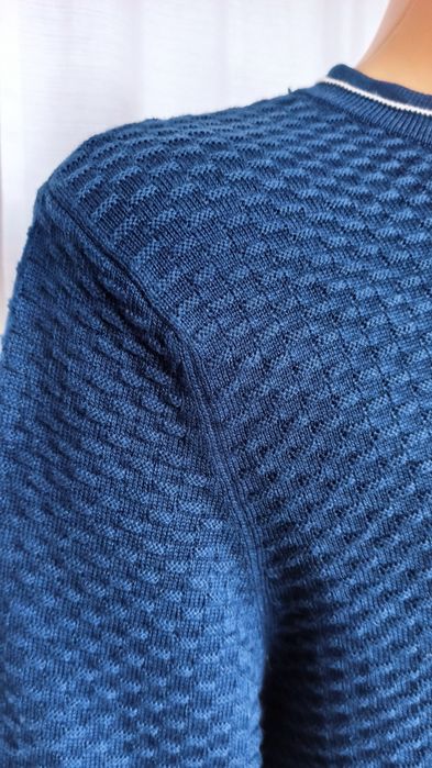 Sg Geanatowy sweter męski L