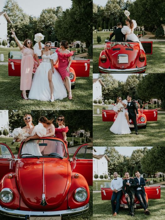 Garbus Cabrio auto do ślubu