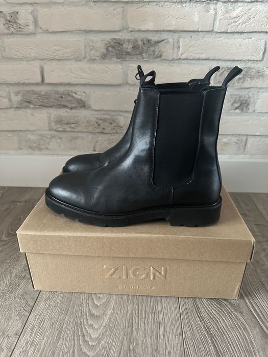 Sztyblety botki ZIGN skóra r41