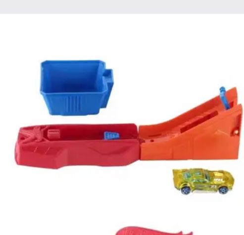 Трек Hot Wheels , запускач машинок. Кілька машинок в подарунок