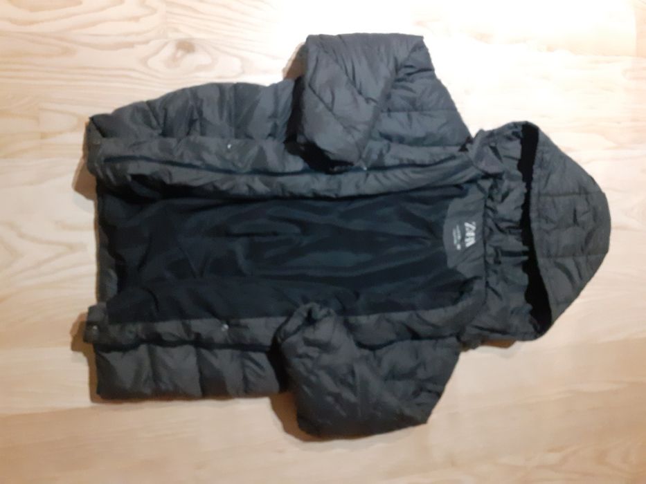 Kurtka zimowa dziewczęca firmy ZARA rozmiar 152