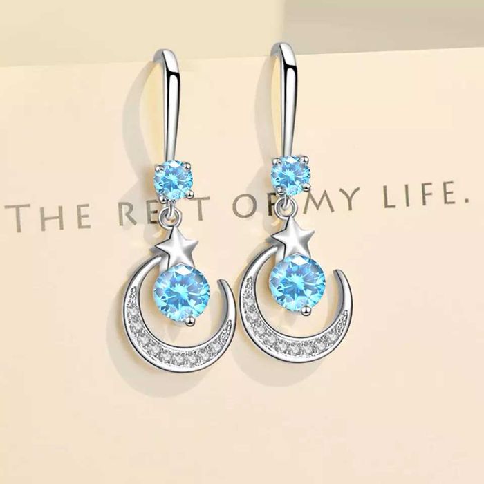 Kolczyki 22 próba sr.925 cyrkonie