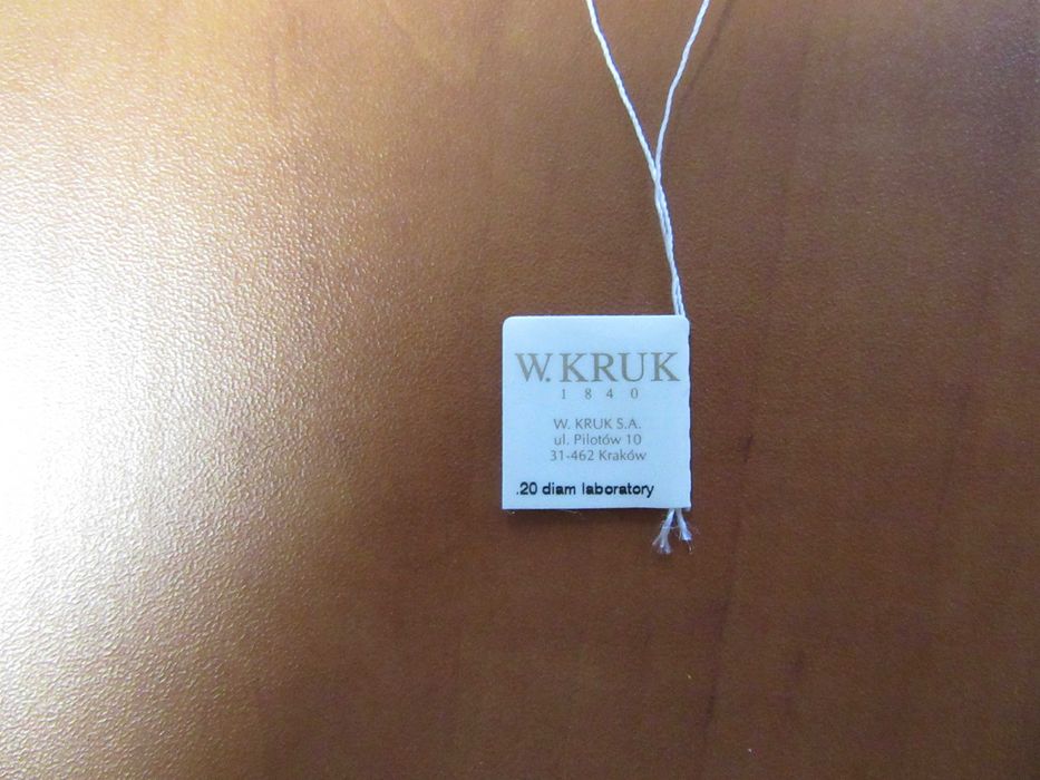 W. Kruk - pierścionek zaręczynowy-różowe złoto + brylant (rozmiar 11)