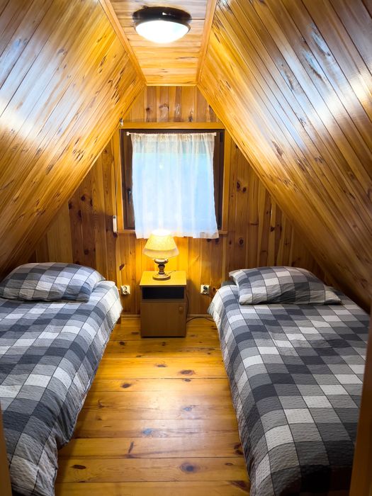 Domek letniskowy, ogrodzona działka, Lubiatowo, taras, blisko morza