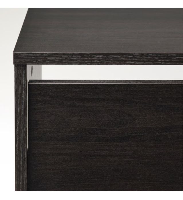 BISSA Szafka na buty, 2 przegrody, czarnybrąz, 49x28x93 cm