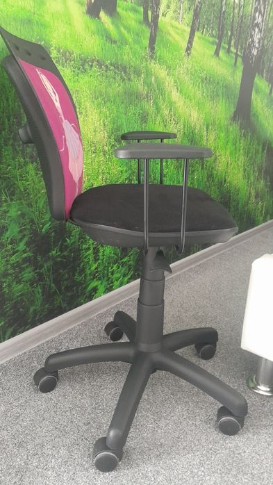 Fotel krzesło obrotowe do biurka baletnica