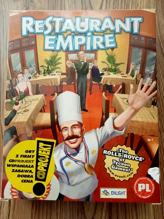 Restaurant Empire Big Box gra PC zarządzanie restauracją