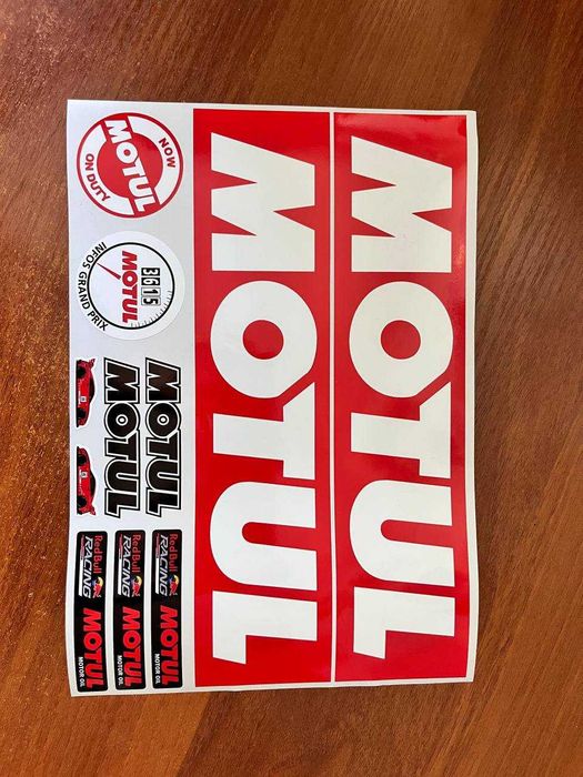 Стікер пак MOTUL вирізані вінілові наклейки