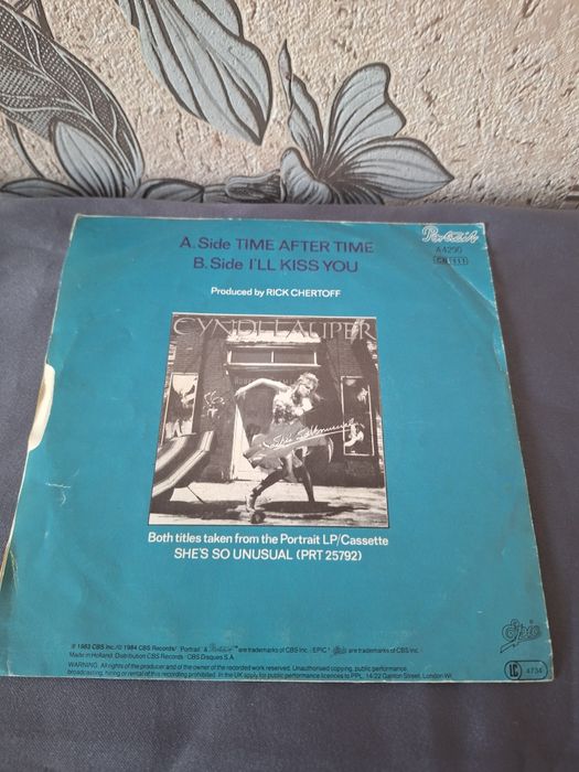 Płyta winylowe Time After Time Cyndi Lauper 7"