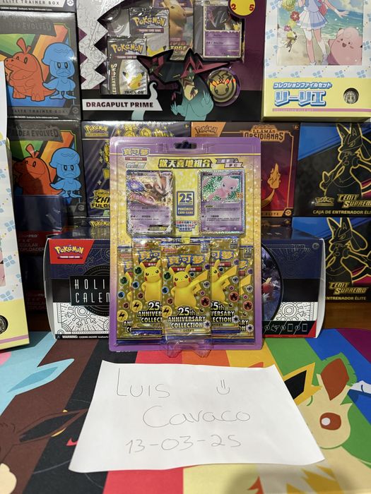 Pokemon tcg Blister 25th Aniversario Mew and Mewtwo