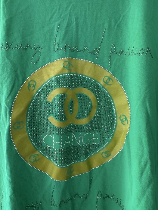 T-shirt damski zielony L/XL