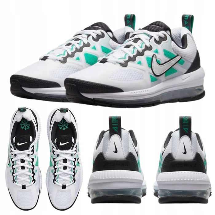Buty sportowe męskie białe NIKE AIR MAX GENOME wygodne r. 44,5