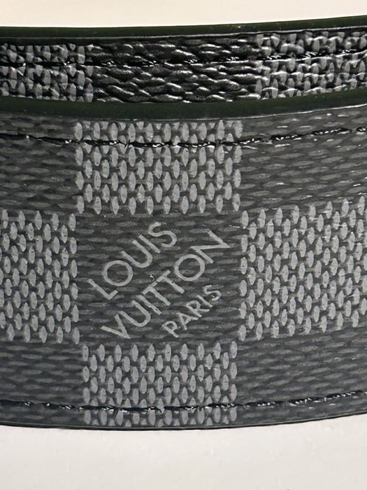 Pasek Louis Vuitton Daimer Graphite Belt