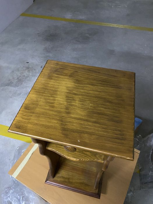 Solid Brown Decorative Side Table64751307845761123