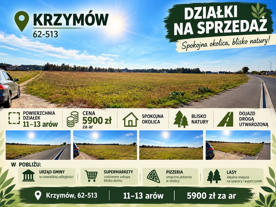 Działki na sprzedaż