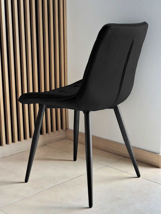 Welurowe krzesło tapicerowane do salonu i jadalni. Nowe. Wysyłka 24h