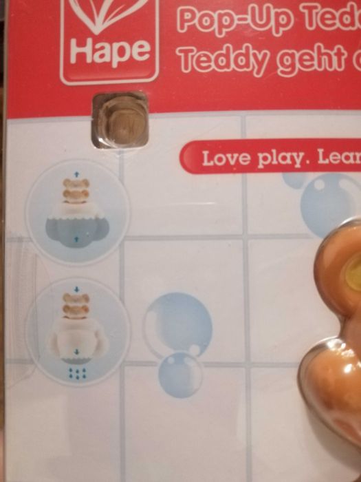 Игрушка для ванной комнаты «Pop-Up Teddy Shower» TM Наpe 12 мес.+