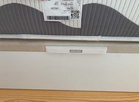 sommier pikolin branco 150x190cm