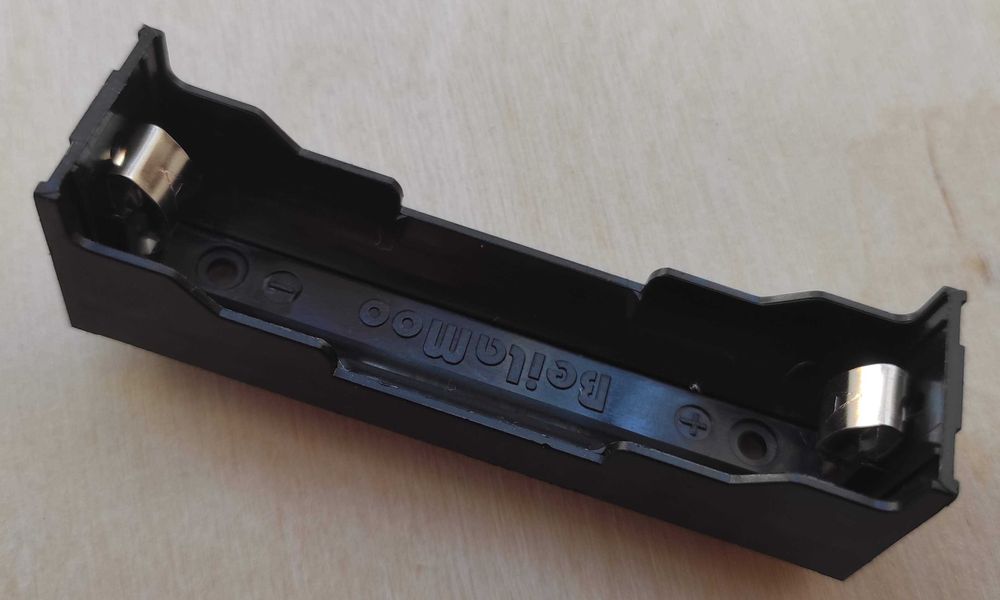 Uchwyt holder koszyk 18650 x 1 ogniwo Li-ion