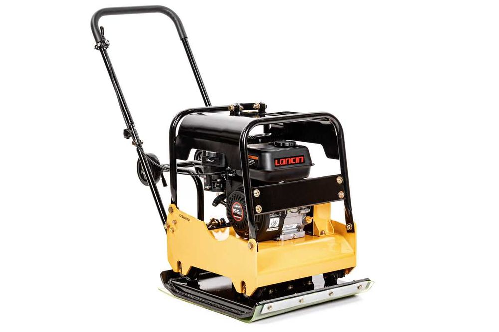 Zagęszczarka gruntu jednokierunkowa 120 kg. Silnik Loncin G200. Guma