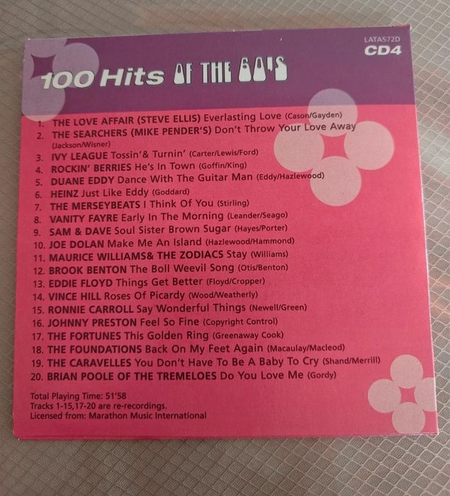 100 hits of the 60,s