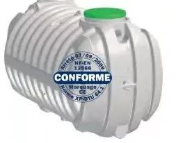 Fossa Séptica Horizontal Filtro de Alto Rendimento 3000Lts