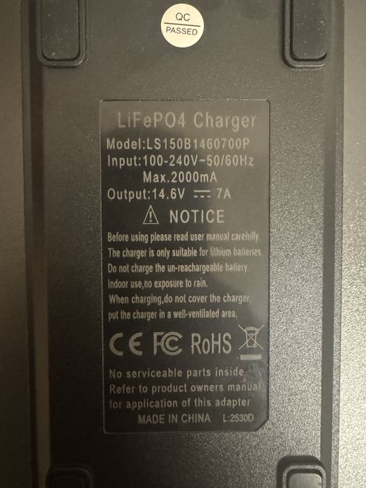 Зарядний пристрій LiFePo4 7A 14,6V