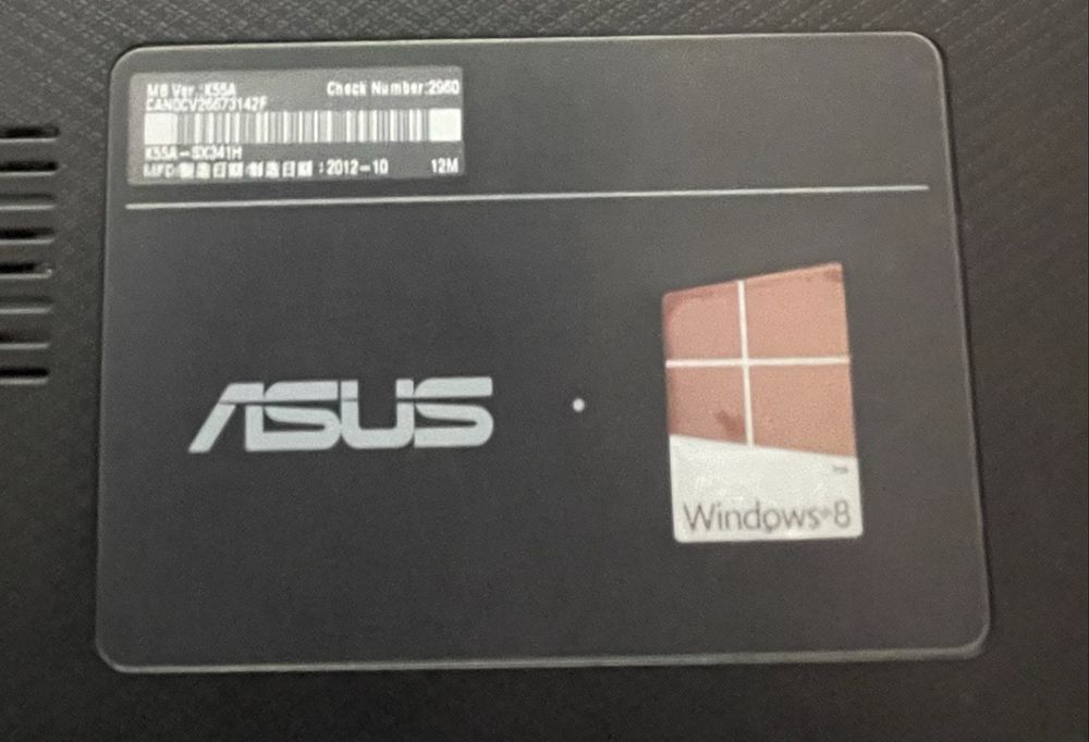Продам ноутбук ASUS K55a