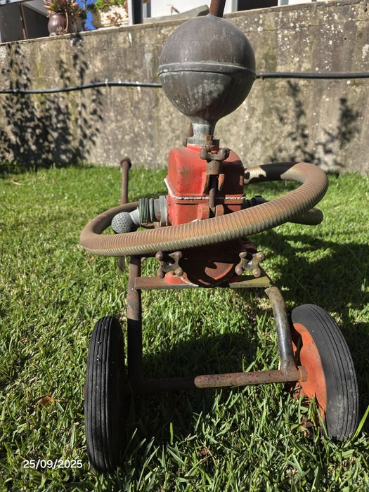 Bomba e semeador antiga para ornamento