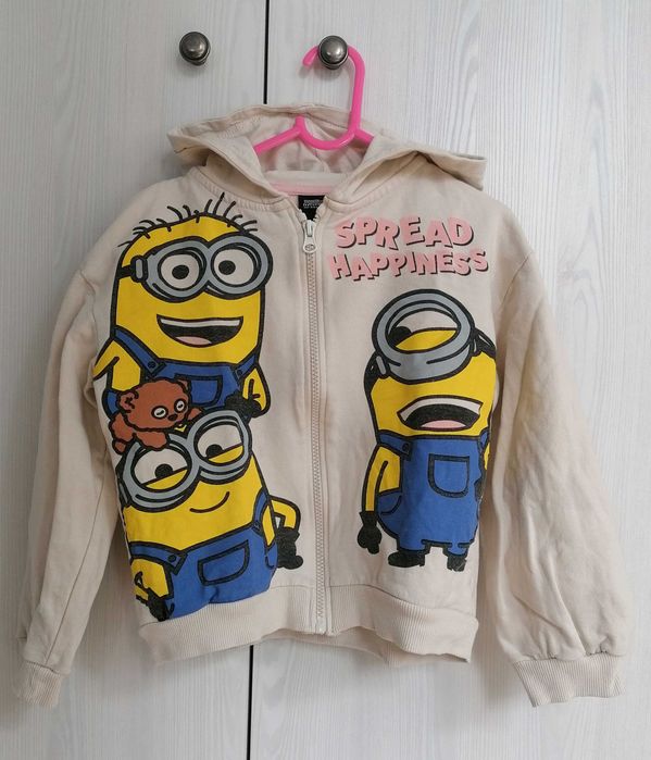Bluza dziewczęca Minions PEPCO rozmiar 128