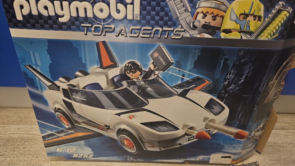 Playmobil top agent auto strzela 9252 gratis mikolaj Święta prezent