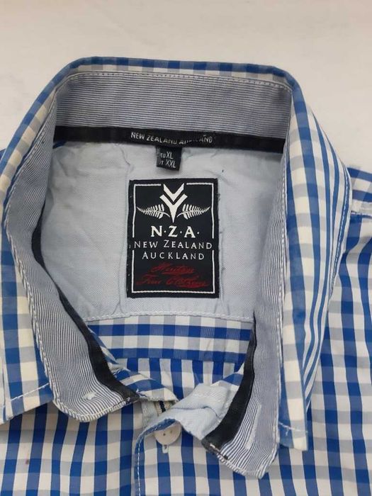 Koszula codz. casual NZAuckland,krata,używ,R - XL