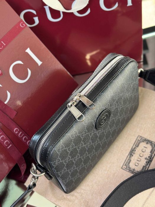 Кроссбоди сумка Gucci черный мессенджер Гуччи Small Crossbody Гучи c842