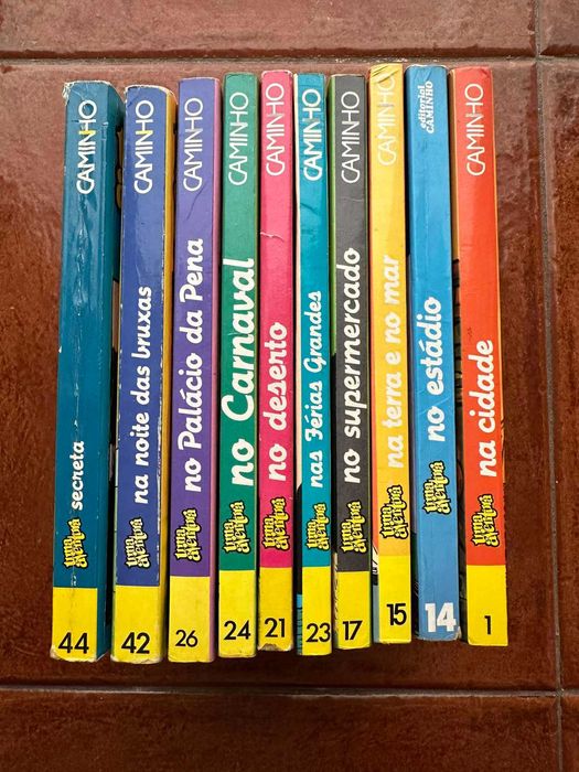 Livros Uma Aventura coleçao caminho Ana Maria Magalhães