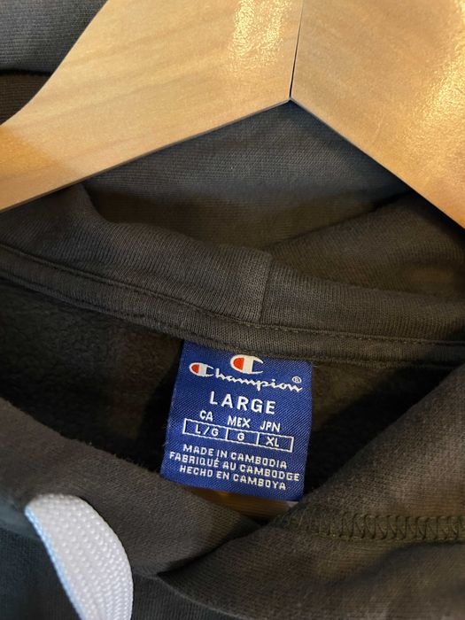 Bluza z kapturem champion brązowa Logo L