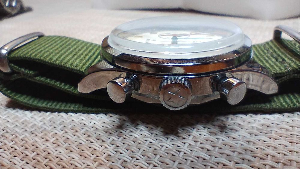 Zegarek męski seagull MEWA 1963 Pilot chronograf 42mm kwarc