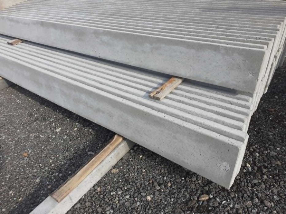 Płyta podmurówka betonowa do siatki gładka 250x20cm 250 20