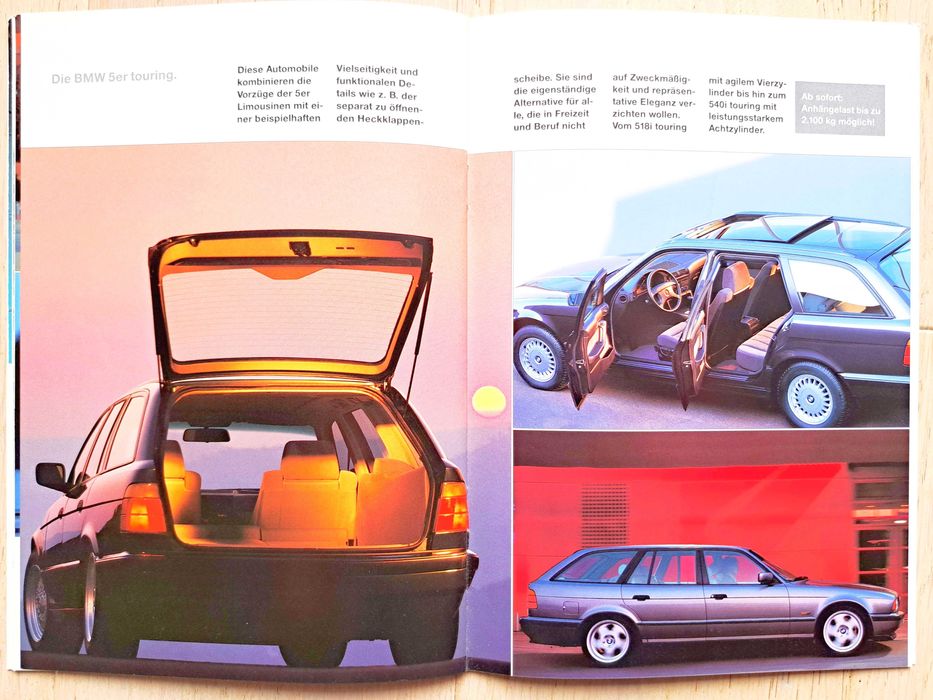 BMW Program 1994 - 3 E36, 5 E34, 7 E32, 8 E31 - prospekt 46 str. BDB